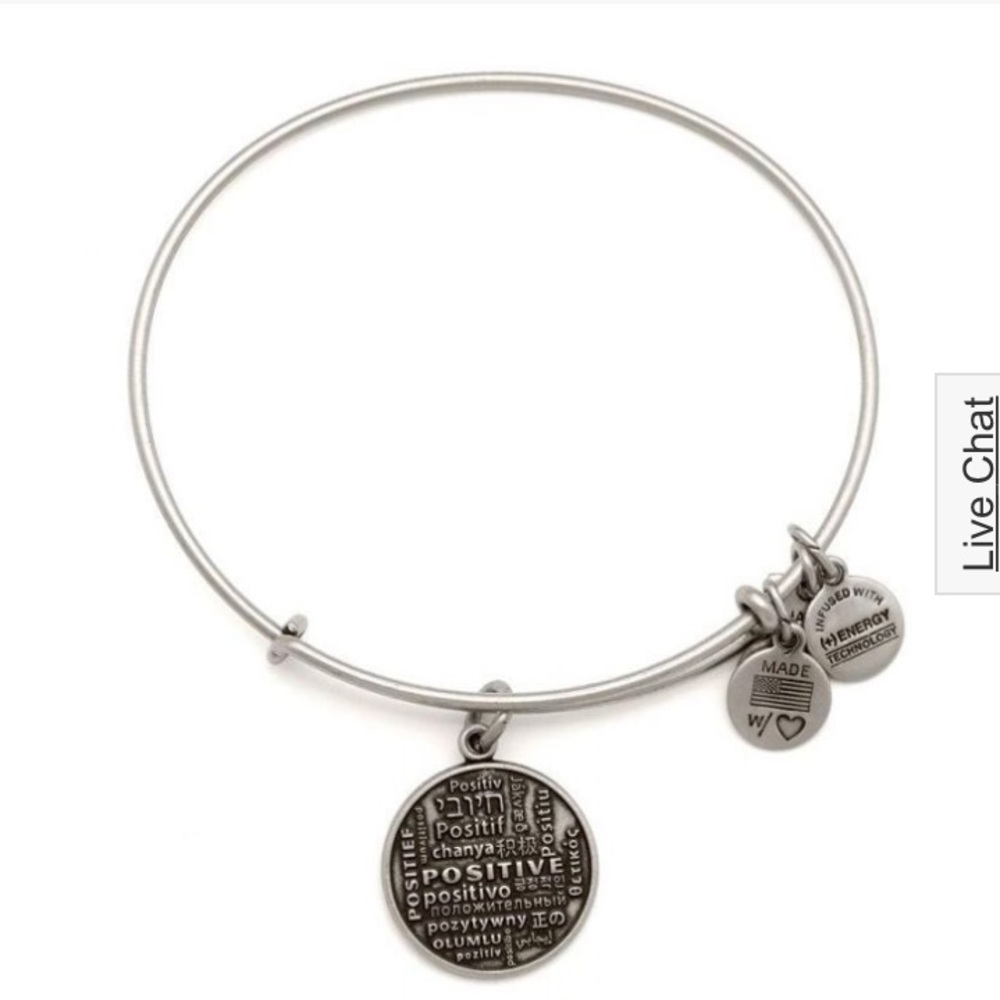 Alex and Ani "positive" bracelet